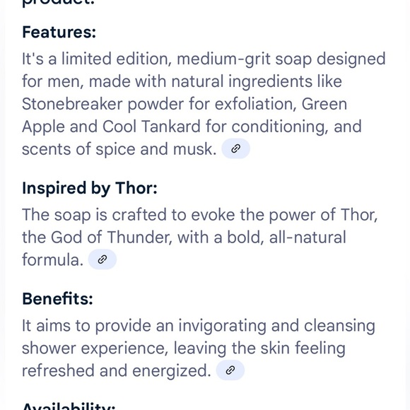 Dr. Squatch All Natural Divine Storm Limted Edition Men's Bar Soap - Picture 11 of 12